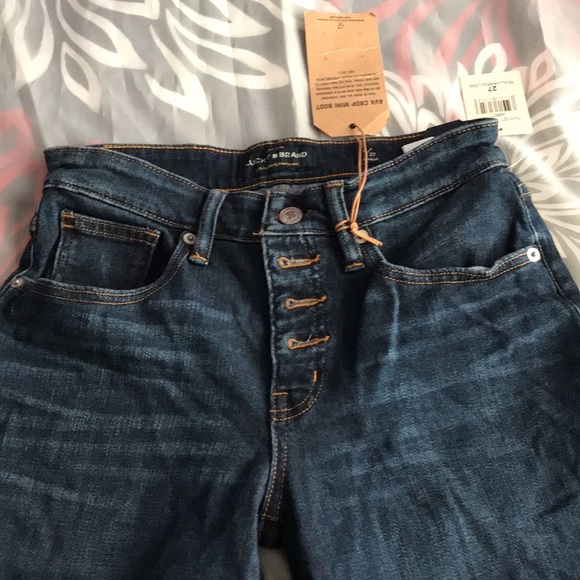 Lucky Brand Cropped Bootcut Jeans Regular EU SZ 27 - Picture 3 of 7